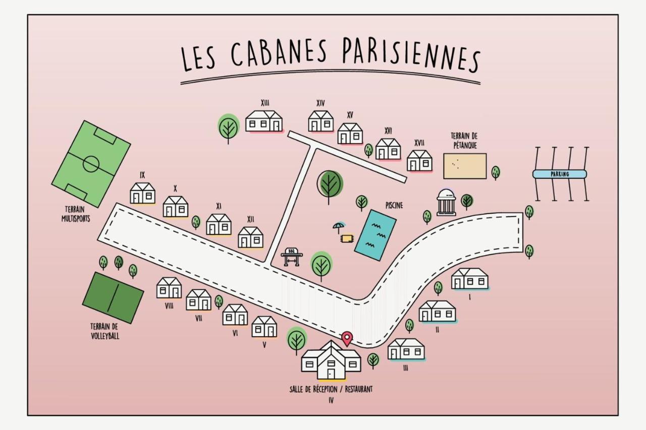 Les Cabanes Parisiennes - Chalets 1H30 From Paris - 62P Sainte-Geneviève-des-Bois Exterior foto